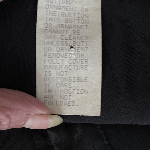 Womens Size 10  Dress  Glam Dark Fairy Cocktail Evening Black Silk Ruffles - Picture 10 of 12